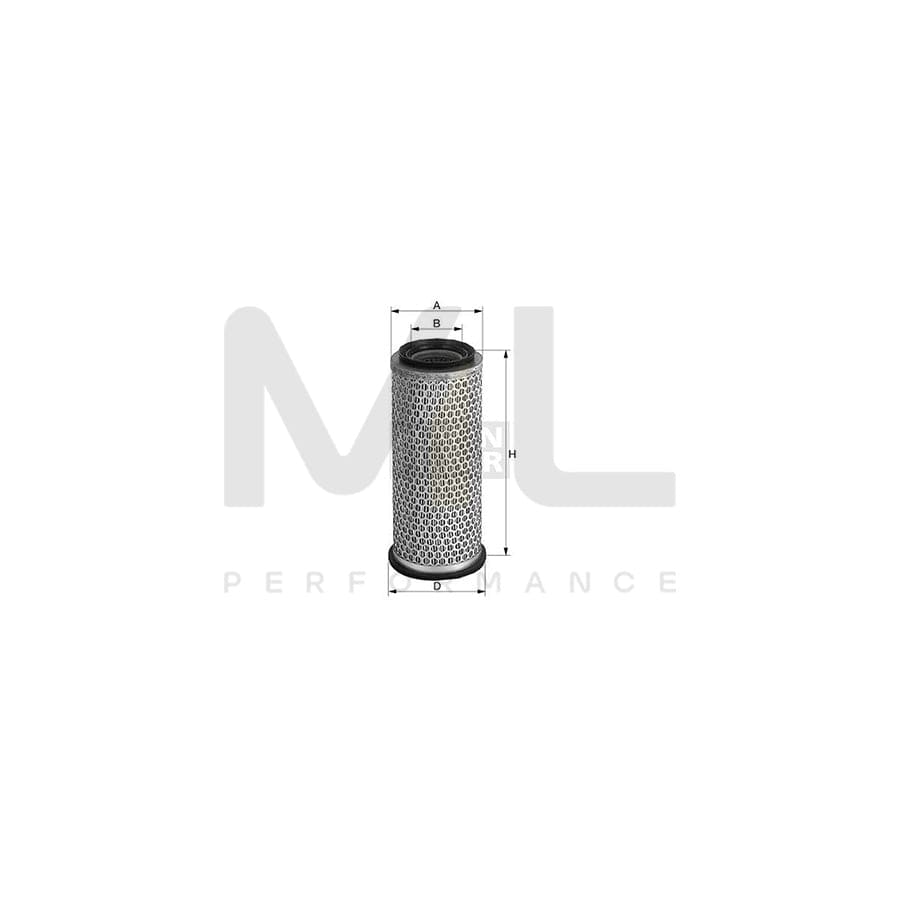 MANN-FILTER C 18 180/1 Air Filter Filter Insert | ML Performance Car Parts