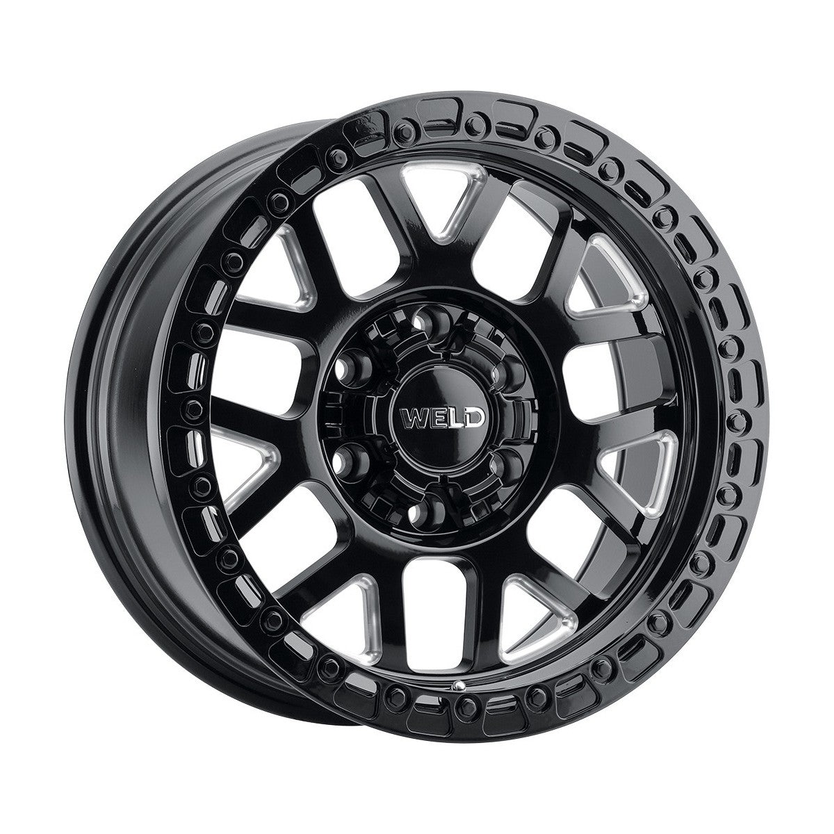 Weld W10500018476 Cinch W105 Wheel 20x10 8x180 ET-18 BS4.75 Gloss Black Mill