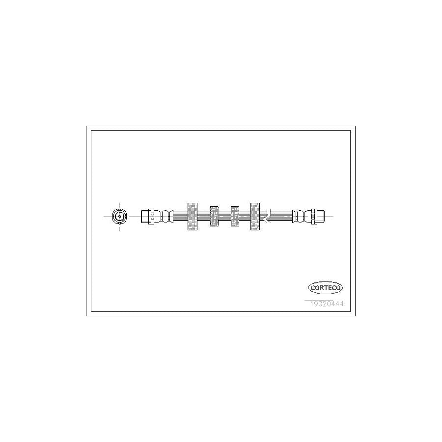 Corteco 19020444 Brake Hose | ML Performance UK