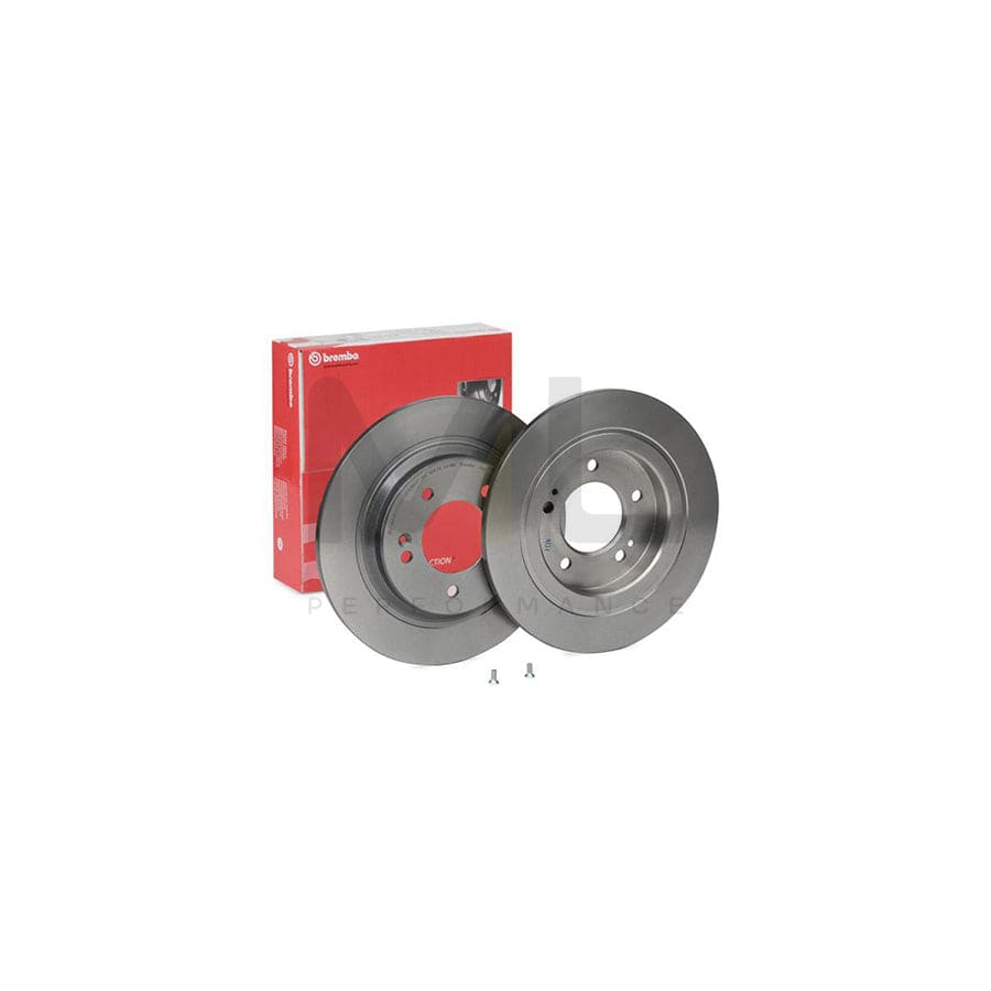 BREMBO 08.D220.11 Brake Disc Solid, Coated, High-carbon, with bolts/screws | ML Performance Car Parts