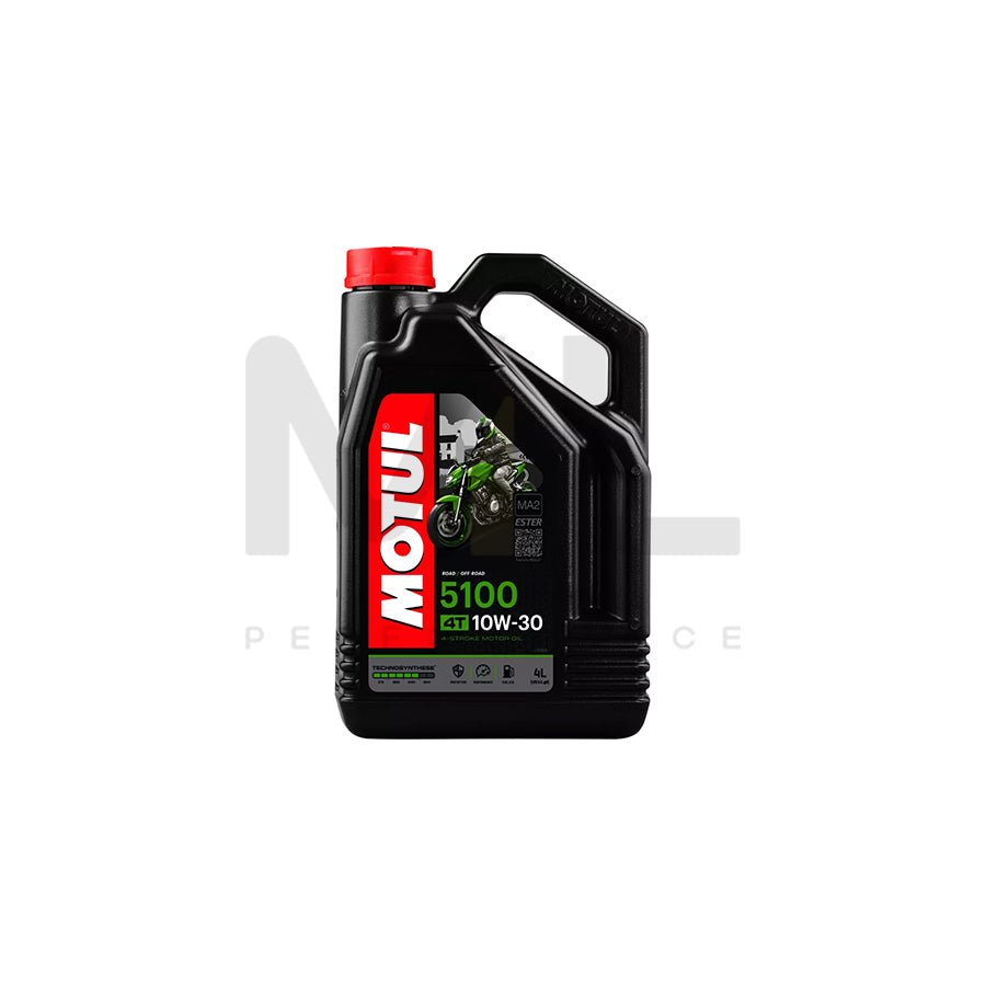 Motul 5100 4T 10w-30 Ester Synthetic 4 Stroke Motorcycle Engine Oil 4l | Engine Oil | ML Car Parts UK | ML Performance