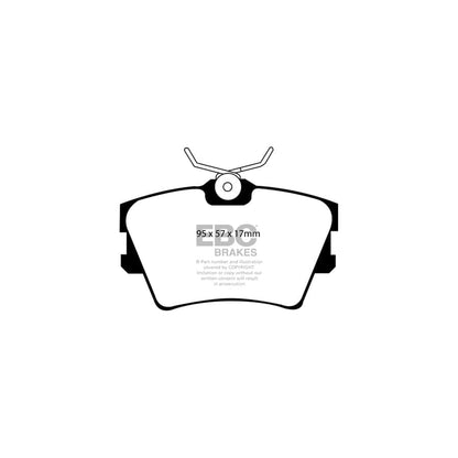 EBC PDKR884 VW Ultimax Rear Brake Pad & Plain Disc Kit - Girling/TRW Caliper (Inc. Caravelle & Transporter) 2 | ML Performance UK Car Parts