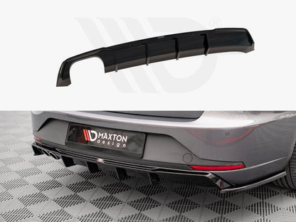 Maxton Design SE-LE-3-FR-ST-RS1T Rear Valance Seat Leon Fr Sportstourer MK3 (2012-2016) | ML Performance UK Car Parts