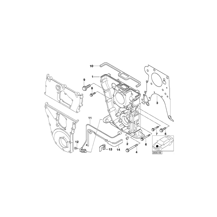 Genuine BMW 11141734363 E30 E36 Gasket Asbestos Free (Inc. 318i & 318is) | ML Performance UK Car Parts