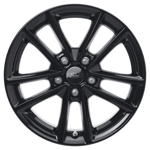 GENUINE FORD 2409386 x4 SET OF 4 FOCUS ALLOY WHEEL 16" 5 X 2-SPOKE DESIGN, ABSOLUTE BLACK 09/2014 - 03/2018 | ML Performance UK