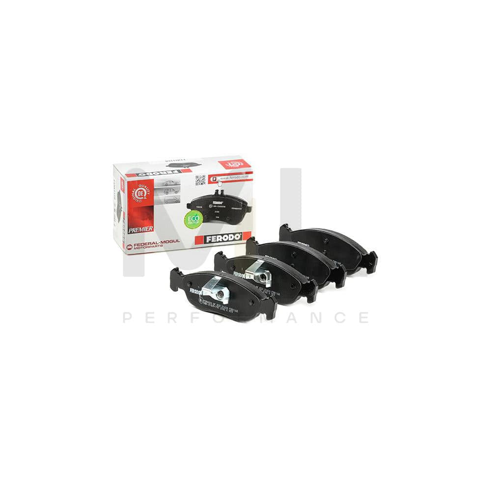 Ferodo Premier Eco Friction Fdb1052 Brake Pad Set Incl. Wear Warning Contact, With Piston Clip, Without Accessories | ML Performance Car Parts