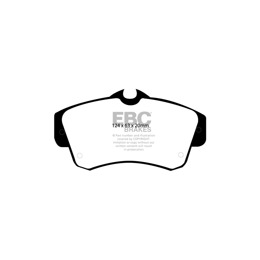 EBC DP1357 Chrysler PT Cruiser Ultimax Front Brake Pads 2 | ML Performance UK Car Parts