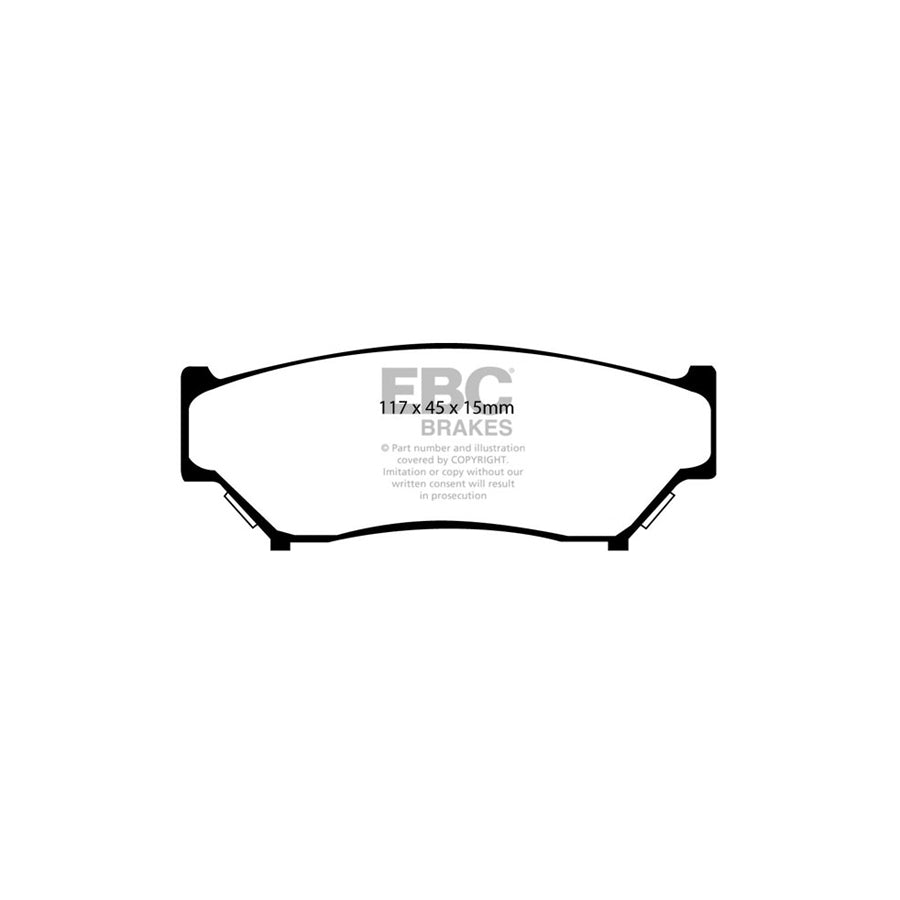 EBC PD01KF1411 Suzuki Greenstuff Front Brake Pad & Plain Disc Kit  (Inc. Jimny & Vitara) 2 | ML Performance UK Car Parts