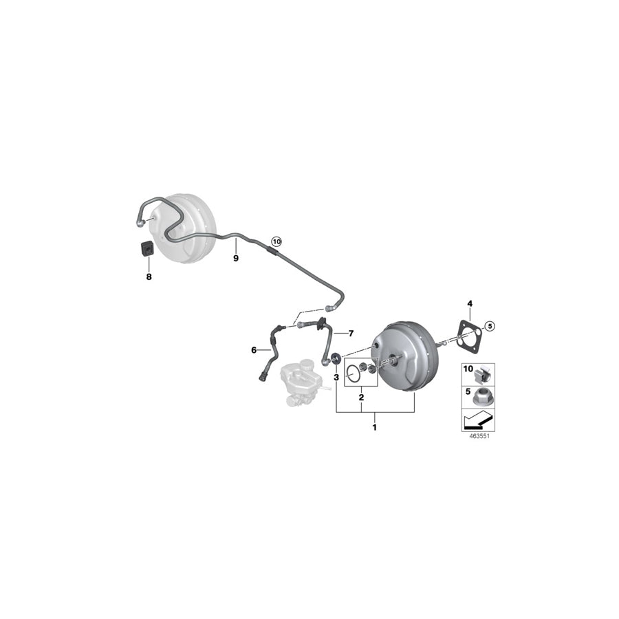 Genuine BMW 34336874526 G30 G31 Repair Kit Power Brake Unit (Inc. 530eX, 530e & 520dX) | ML Performance UK