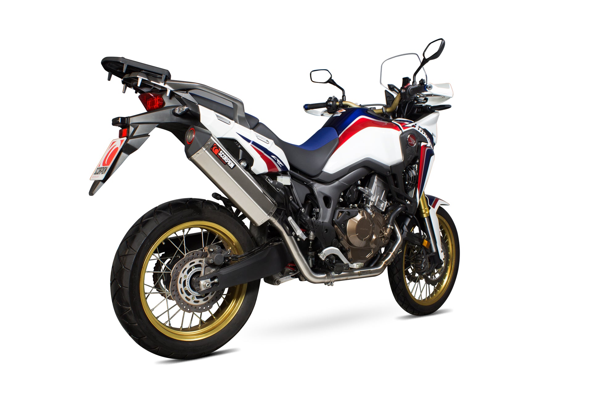 Scorpion RHA173SYSSEO Honda CRF1000 L Serket Parallel Full System - Brushed Stainless Steel Sleeve | ML Performance UK UK