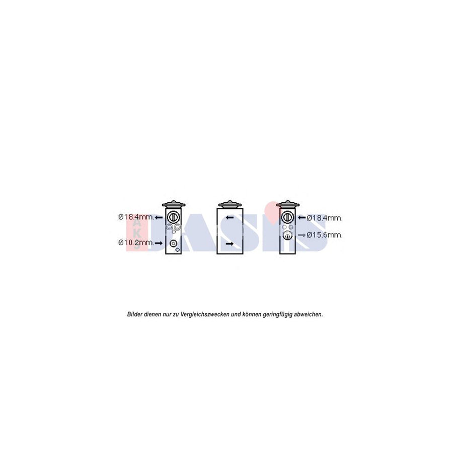 AKS Dasis 840236N Ac Expansion Valve For Fiat Stilo | ML Performance UK