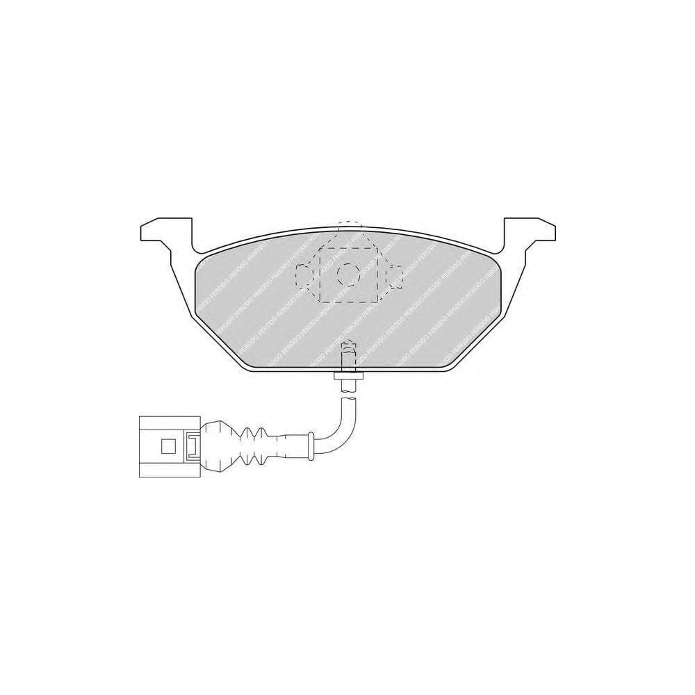 Ferodo Fsl1463 Brake Pad Set Fuse+ Technology, Incl. Wear Warning Contact | ML Performance Car Parts