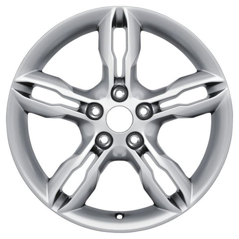 GENUINE FORD 2237361 C-MAX & FOCUS ALLOY WHEEL 17" 5 X 2-SPOKE DESIGN, LUSTER NICKLE | ML Performance UK