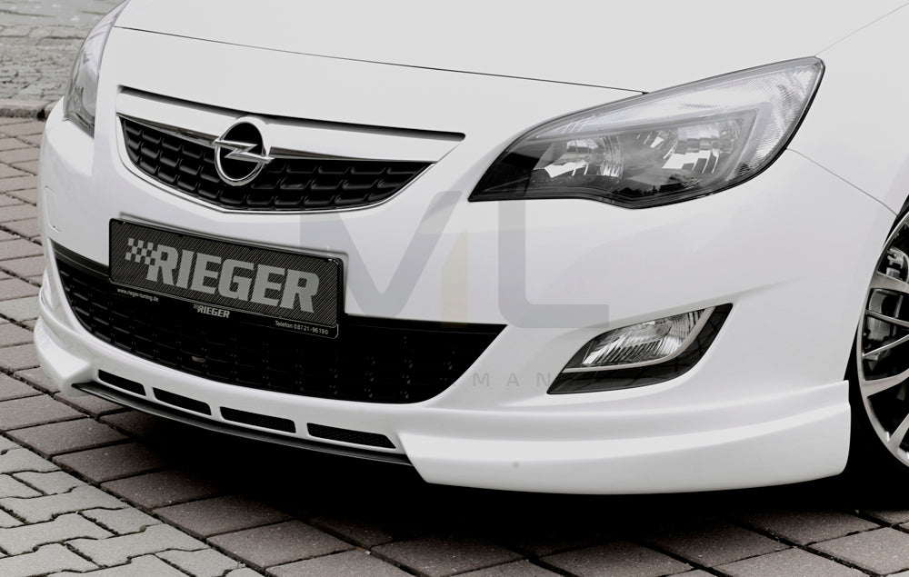 Rieger 00051311 Opel Astra J Front Splitter 2 | ML Performance UK Car Parts