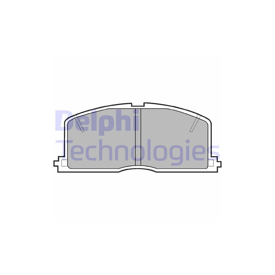 Delphi Lp460 Brake Pad Set