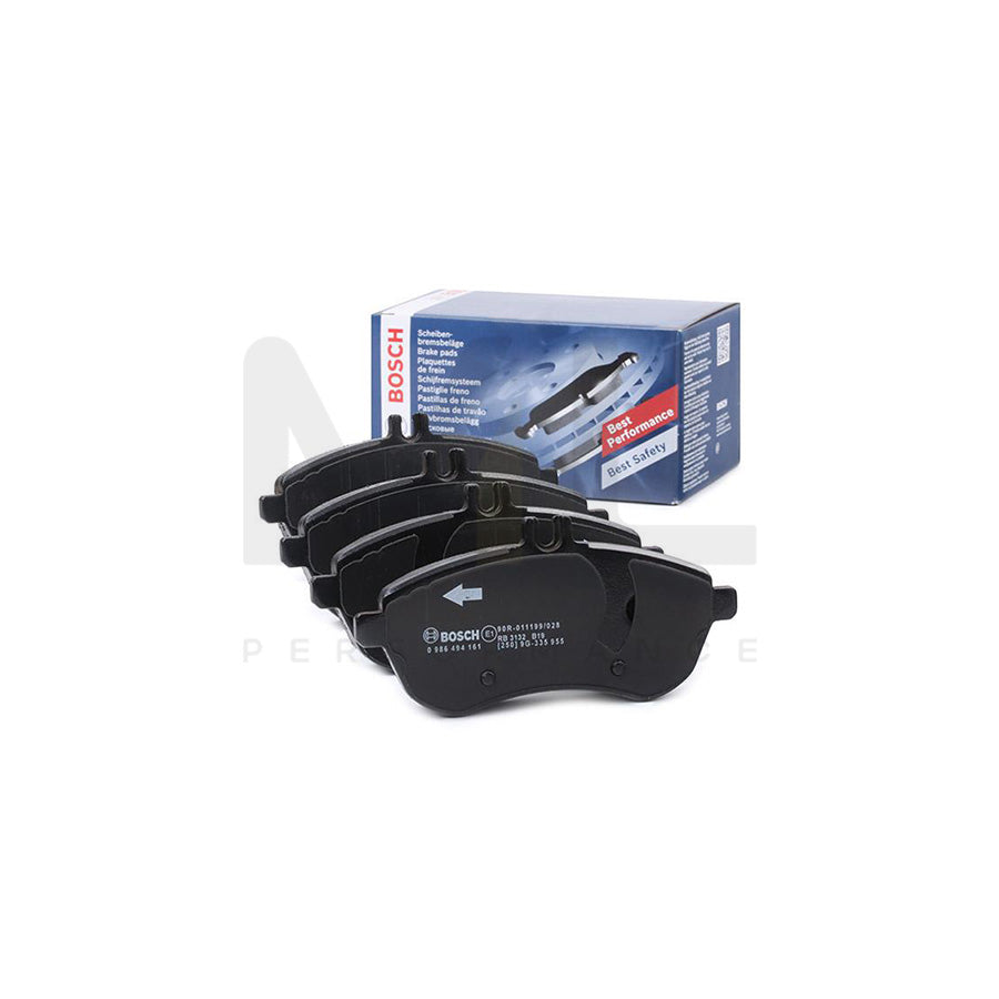 Bosch 0986494161 Brake Pad Set With Anti-Squeak Plate BP1072 | ML Performance Car Parts