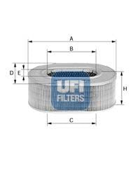 UFI 27.591.00 Air Filter For Honda Civic