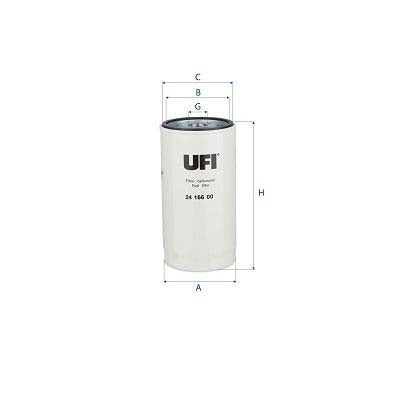 UFI 24.166.00 Fuel Filter