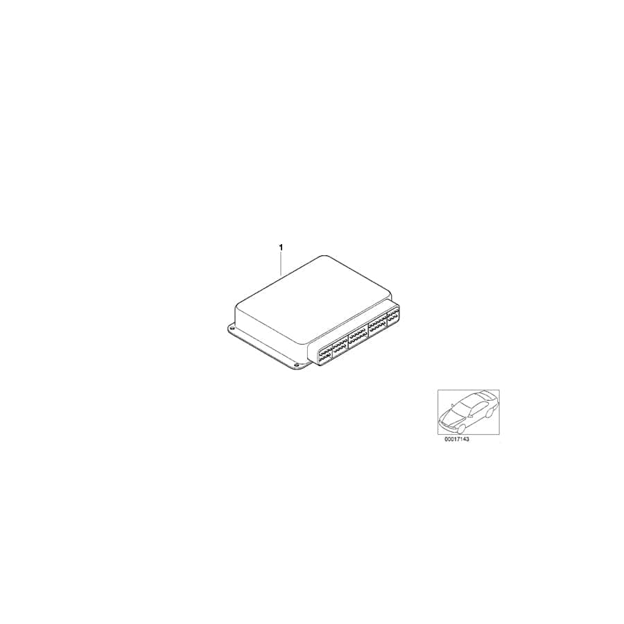 Genuine BMW 12147561516 E46 Exch. Control Unit Dme Programmed MS45.1 (Inc. 330Ci & 330i) | ML Performance UK Car Parts