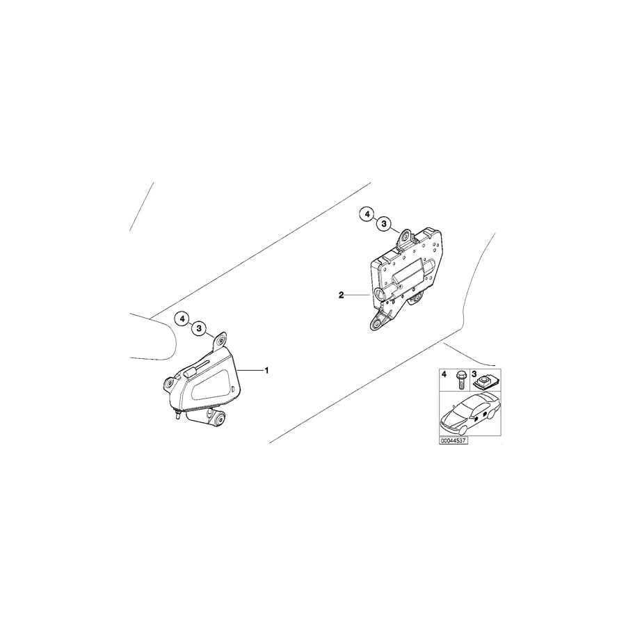 Genuine BMW 72127072625 E46 Left Rear Door Airbag Module (Inc. 330Ci, 318i & 320Cd) | ML Performance UK