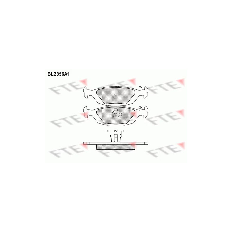 Fte BL2356A1 Brake Pad Set | ML Performance UK Car Parts