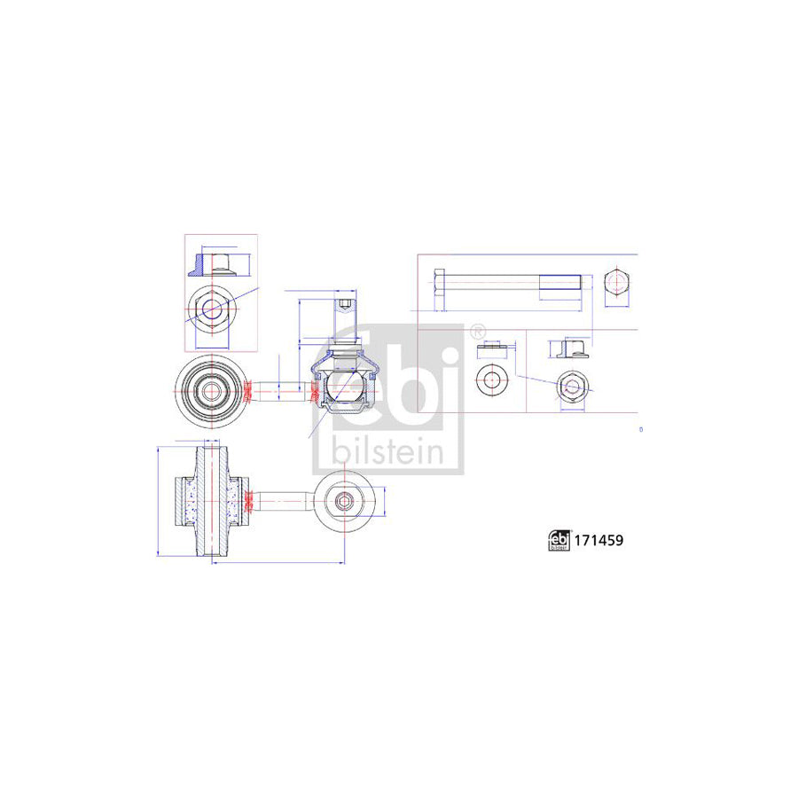 Febi Bilstein 184868 Anti Roll Bar Link