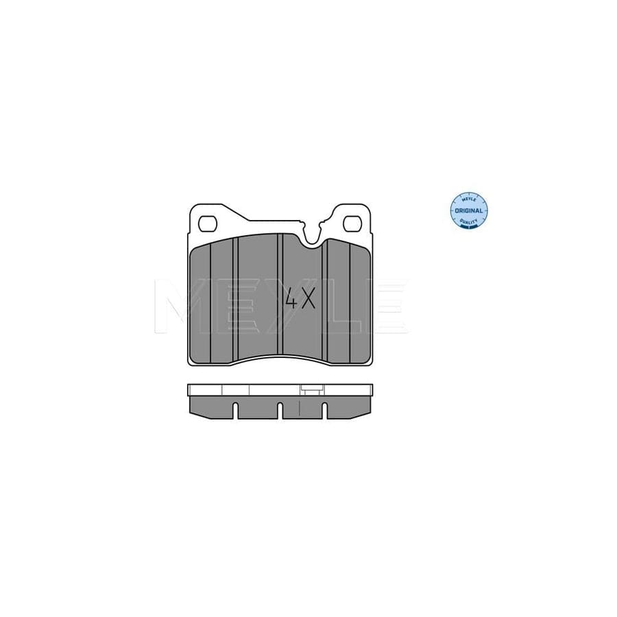 Meyle 025 204 3715 Brake Pad Set