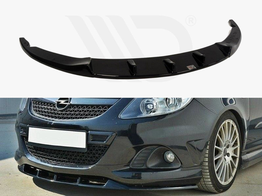 Maxton Design OP-CO-D-OPC-NRB-FD1T Front Splitter Opel Corsa | ML Performance UK Car Parts