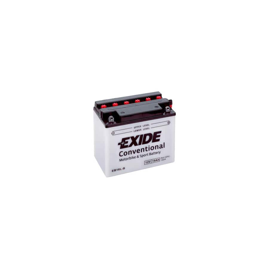 Exide EB16L-B 12V Conventional Motorcycle Battery | ML Performance UK Car Parts