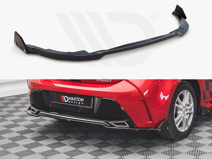 Maxton Design TO-CO-12-HB-GR-RD1T Central Rear Splitter (+flaps) Toyota Corolla Gr Sport Hatchback XII (2019-) | ML Performance UK Car Parts