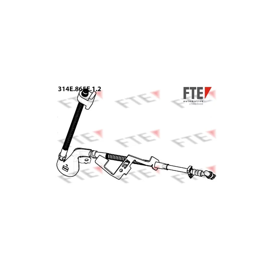 Fte 314E.865E.1.2 Brake Hose For Peugeot 407 | ML Performance UK Car Parts