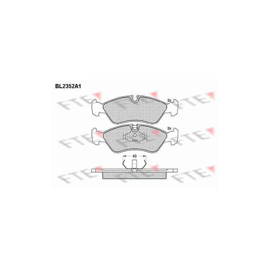 Fte BL2352A1 Brake Pad Set | ML Performance UK Car Parts