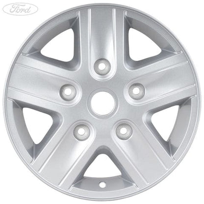 GENUINE FORD 1386489 TRANSIT MK7 16" ALLOY WHEEL 5 SPOKE 5.5J SILVER 2006-2013 | ML Performance UK