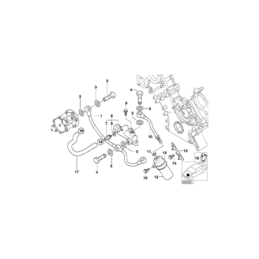 Genuine BMW 11361407881 E39 E52 Pipe Clamp (Inc. M5 & Z8) | ML Performance UK Car Parts