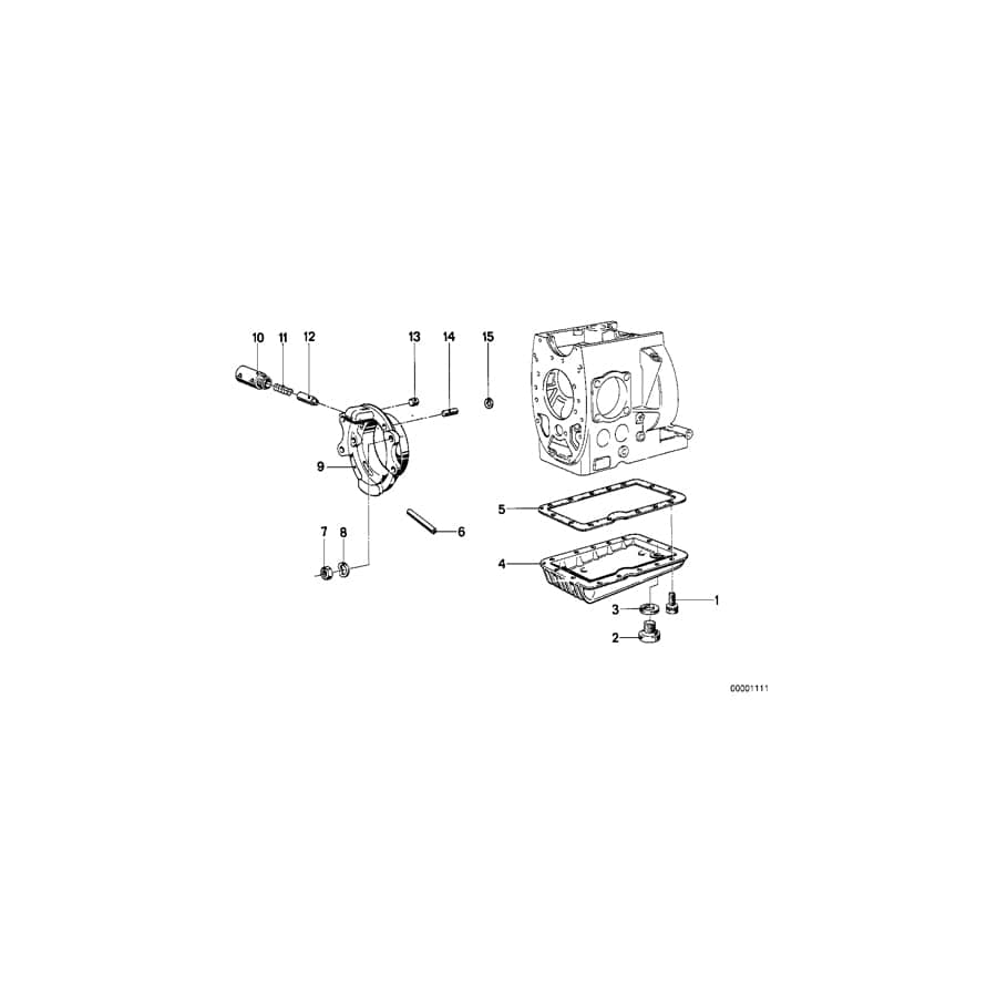 Genuine BMW 11111253243 Nut (Inc. R90/6, /7 & R60/6) | ML Performance UK Car Parts