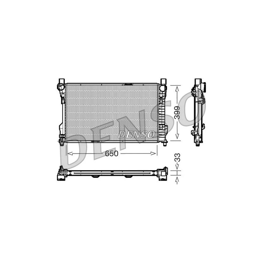 Denso DRM17082 Drm17082 Engine Radiator Suitable For Mercedes-Benz C-Class | ML Performance UK