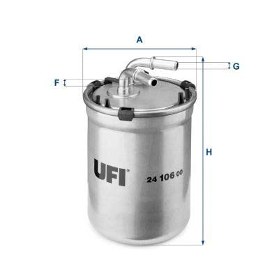 UFI 24.106.00 Fuel Filter