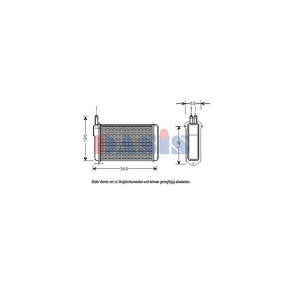 AKS Dasis 499006N Heater Matrix For Lada Samara | ML Performance UK