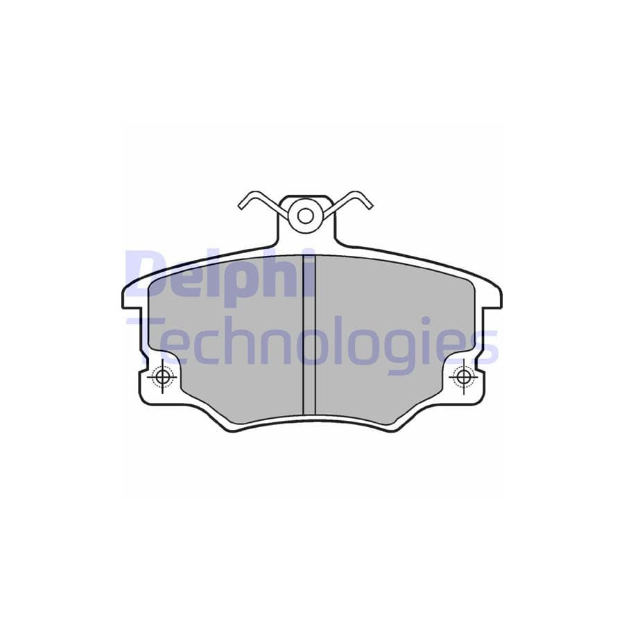 Delphi Lp459 Brake Pad Set