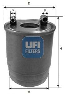 UFI 24.112.00 Fuel Filter Suitable For Mercedes-Benz Sprinter