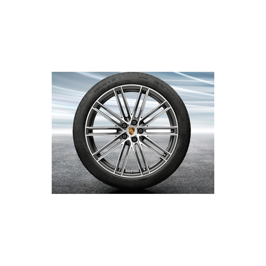 Genuine Porsche 21 Macan Turbo Design Alloy Wheels & Summer Tyres Original Porsche | ML Performance UK Car Parts