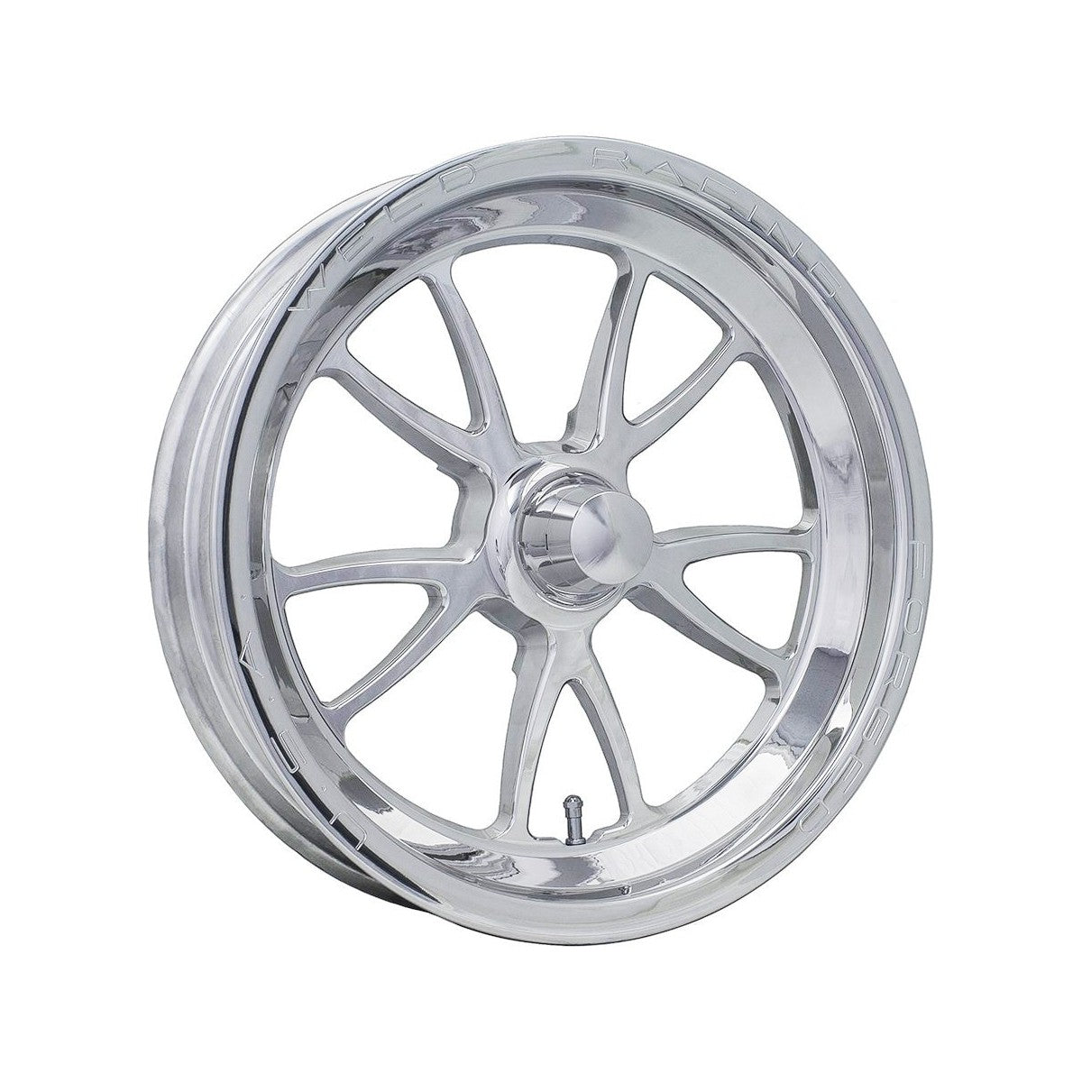 Weld 82P-15000 Full Throttle Frontrunner Wheel 15x3.5 Anglia Spindle ET-13 BS1.75 Polished