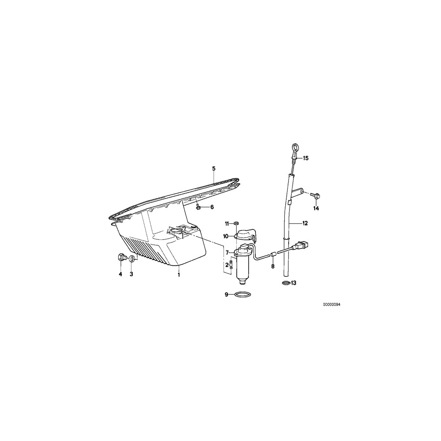 Genuine BMW 11431718843 E34 Guide Tube L=565,8mm (Inc. 520i & 525i) | ML Performance UK Car Parts