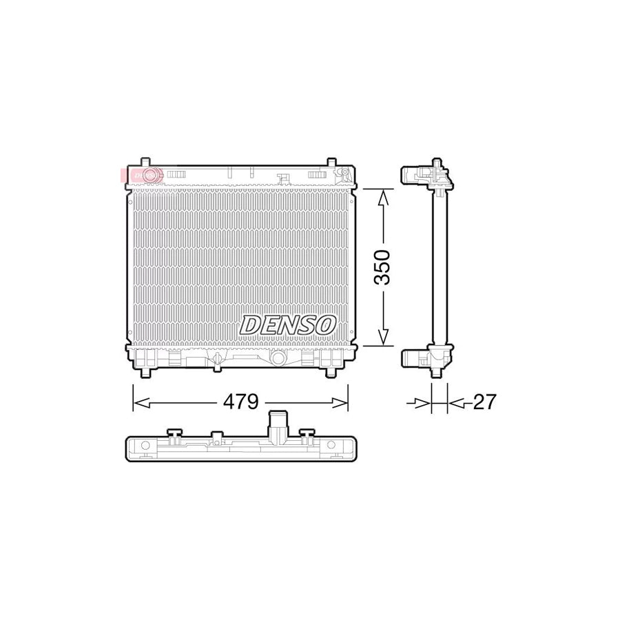 Denso DRM50058 Drm50058 Engine Radiator For Toyota Urban Cruiser (Xp110) | ML Performance UK