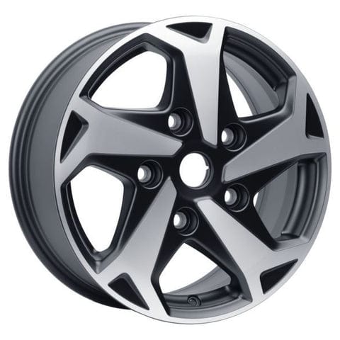 GENUINE FORD 2410951 x4 SET OF 4 ALLOY WHEEL 17" 5-SPOKE DESIGN, BLACK GLOSS MACHINED | ML Performance UK