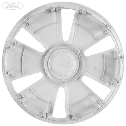 GENUINE FORD 1358668 FIESTA MK6 FUSION 14" WHEEL TRIM HUB CAP SILVER SINGLE | ML Performance UK