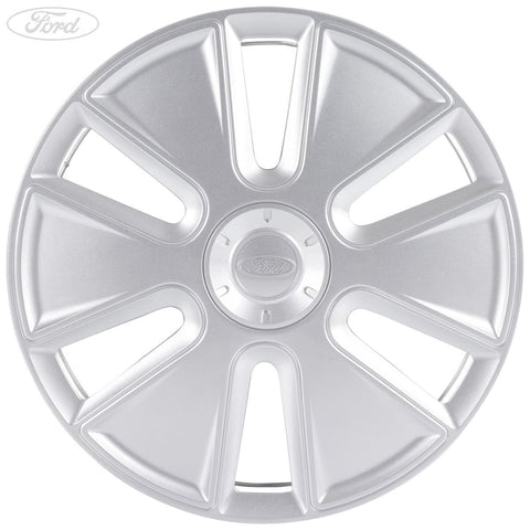 GENUINE FORD 1358668 FIESTA MK6 FUSION 14" WHEEL TRIM HUB CAP SILVER SINGLE | ML Performance UK