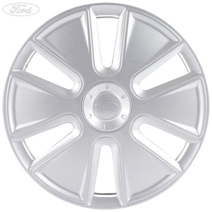 GENUINE FORD 1358668 FIESTA MK6 FUSION 14" WHEEL TRIM HUB CAP SILVER SINGLE | ML Performance UK