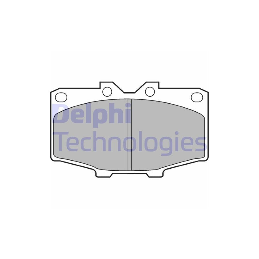 Delphi Lp448 Brake Pad Set