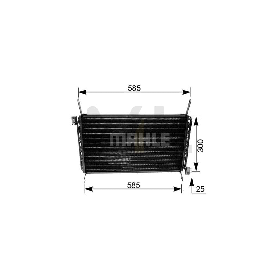 MAHLE ORIGINAL AC 162 000S Air conditioning condenser without dryer | ML Performance Car Parts